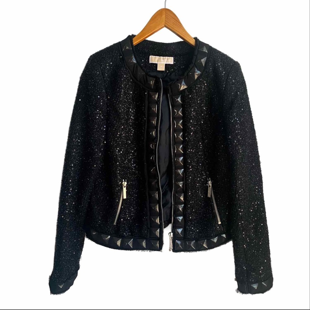 Michael Kors VERY RARE black rockstud jacket